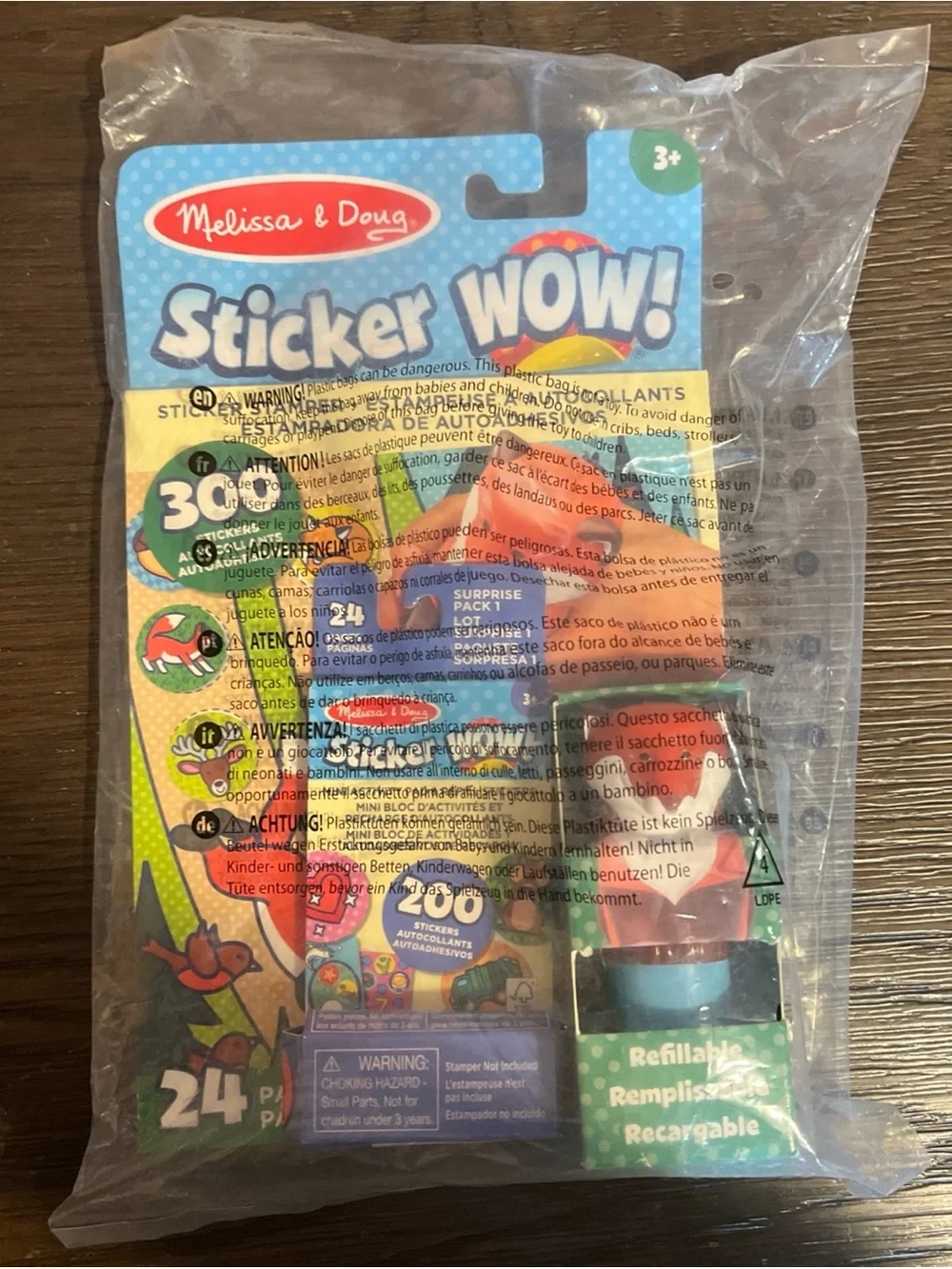 Melissa & Doug Sticker Wow Fox Bundle